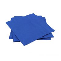 Servetele de BAR albastre, 2 straturi, 24 x 24 cm